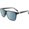 Knockaround - Lunettes de soleil - Fast Lanes Sport Jelly Black / Sky Blue  - Noir