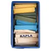 Baril Kapla 120 pièces nature et couleurs jaune vert bleu