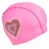 BONNET DE BAIN: COEUR - Rose