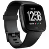 Fitbit Versa 34 mm noir aluminium et bracelet en silicone noir [Wi-Fi]