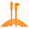 TetherTools Câble USBC vers USBC coudé 90° TetherPro CUC15RT  Orange 4.60m
