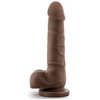 Dr. Skin - Realistische Dildo Met Zuignap 20 cm - Chocolate