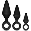 Anal Adventures Platinum - Assortiment de plugs anaux en silicone