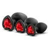 Blush - Kit d’Entraînement Luxe Bling Plugs Noir avec Pierres Rouges
