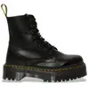 Dr. Martens Mixte Jadon Polished Smooth Brogues, Noir (Black), 39 EU