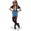Warner Déguisement dc super hero girls : harley quinn : 3/4 ans rubie's