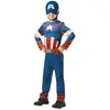 marvel avengers Costume classique Captain America Serie Animee Taille Unique Bleu