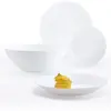 Service de table 19 pièces Harena Blanc - Luminarc - Opale Extra Résistant TU