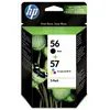 HP 56/57 Pack 2 CArtuchos Tinta Original Negro/Tricolor