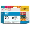 HP 70 Cartouche d'encre d'origine Vivera Noir Mate 130 ml