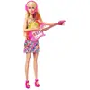 Barbie Blonde De Malibu Avec Guitare Miniature Et Accessoires De Musique