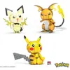Mattel Mega Construx  Pokémon  Build And Show Pikachu Evolution Trio