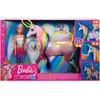 Playset Poupée Barbie Dreamtopia et Licorne Rose Lumières Magiques