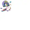 Mattel Barbie set de jouets Stacie colonie de vacances