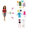 BARBIE Métiers Surprises (châtain) - Poupée Mannequin - 3 ans et +