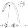 Mavic Rayons Ksyrium Slr/r-sys Slr/ksyrium Pro 2015 Front 10 Unités 282 mm