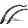 N+A M-Wave Mud Max F+r Adj S Kit Garde-Boue Mixte Adulte, Noir, Für 20"-24"