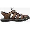 Keen Clearwater CNX Leather - Sandales homme Dark Earth / Black 40