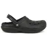 Crocs Classic Lined Clog, Sabots Mixte, Noir/Noir, 41/42 EU