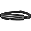 Nike Slim 3 Sac Banane Adulte Unisexe, 082 Noir/Noir/argenté, Taille Unique
