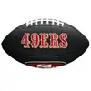 Wilson Mini Ballon de Football Américain NFL team logo San Francisco 49ers Noir