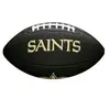 Wilson NFL Team Soft Touch Ball Unisex-Youth, Black, Mini Size