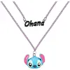 Disney Stitch - Ohana - Collier + Pendentif 16mm