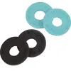 Fender Fender Strap Block, 4-Pack, Black (2) And Daphne Blue (2)