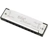 Fender Blues Deluxe Harmonica, Clé de D, 10 Trous, Nickel Chrome, Étui Inclus