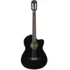 Fender CN-140SCE Nylon Thinline - touche noyer - Noire (+ étui)