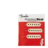 FENDER Vintage Noiseless Stratocaster Pickups, Aged White micros (set de 3)
