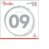 Fender Super 250 Nickel Plated Steel 9-42 Pack de 3