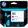 HP Tête d'impression 761 - Pack de 1 - Magenta / Cyan