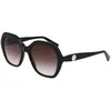 Longchamp Lo759s Lunettes de Soleil, Noir, 54/18/140 Femme