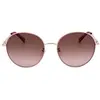 Longchamp LO157SA Or rose 58/18/140 Lunettes de soleil pour femmes