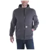 Carhartt Sweat à capuche zippé déperlant et anti-vent gris foncé M S1101759026M