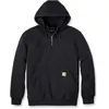 Carhartt Men's Rd Paxton Hw HDD Zip Mock Sweatshirt, Black, Small