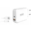 Urban Factory Psc45uf Chargeur Mural Usb-c Et Usb-c 45w 18w