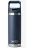Yeti - Bouteille isotherme - Rambler 18Oz Colour Straw Bottle Navy  en Bois