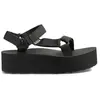 Teva Femme Original Universal Flatform W's Sandales Plateau, Noir (Black), 40 EU