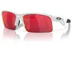 Lunettes Oakley Capacitor Polished White avec verre Prizm Field enfant