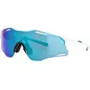 Oakley Cybr Zero - Lunettes vélo Polished White Prizm Sapphire Cat 3