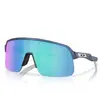Oakley Sutro Lite S Matte Trans Blue Lunettes de soleil bleu Uni