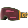 Oakley - Masque de ski - Flight Tracker S Dark Brush Mustard  - Vert