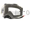 Masque cross Oakley Airbrake MX - Tuff Blocks blanc écran transparent