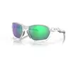 Oakley Plazma - Prizm - Lunettes vélo Matte Clear Prizm Road Jade Cat 3
