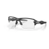Lunettes Oakley Flak 2.0 XL Steel verres Clear to Black photochromiques