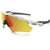 Lunettes Oakley Radar EV Path blanc polished avec verres Fire Iridium