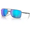 Lunettes Oakley Gauge 8 L gris verres Prizm Sapphire Polarized