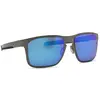 Lunettes Oakley Holbrook Metal gris mat verres Prizm Sapphire Polarized